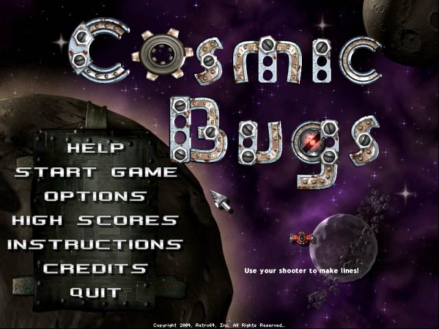 Cosmic Bugs Screenshot 2